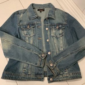 Distressed Jean Jacket
